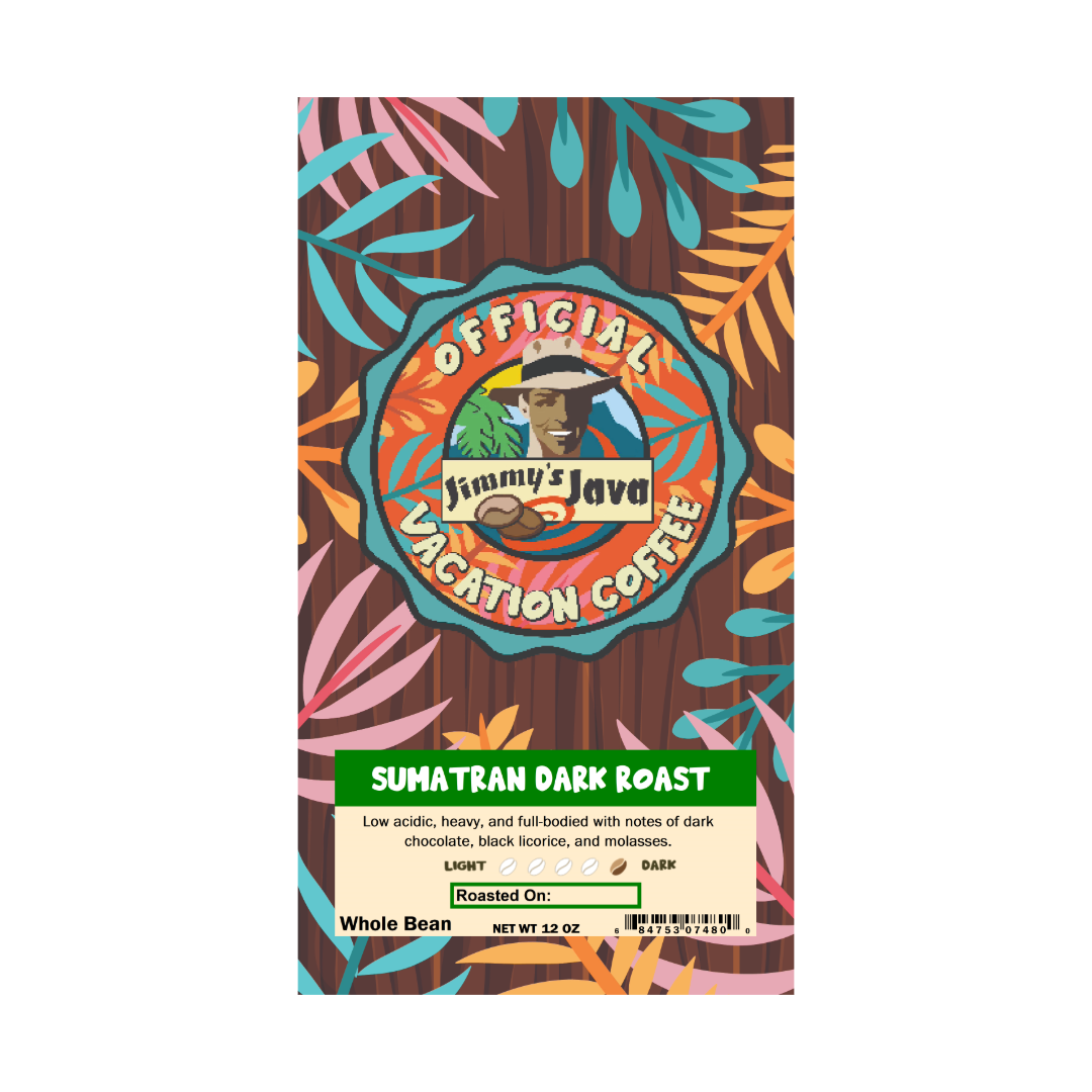 Sumatran Takengon KKGO Dark Roast Coffee - Jimmy's Java
