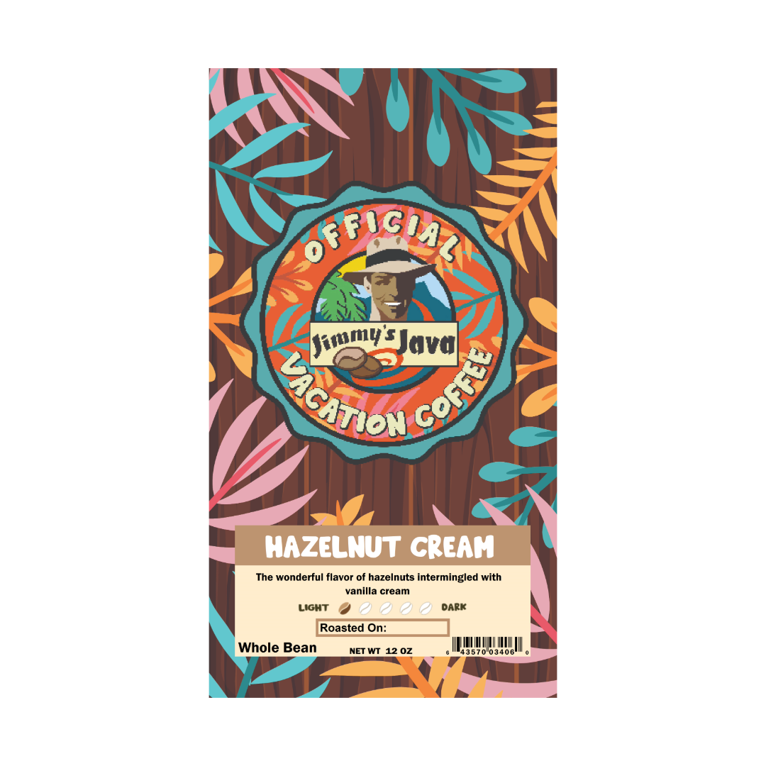 Hazelnut Creme Flavored Natural Coffee - Jimmy's Java