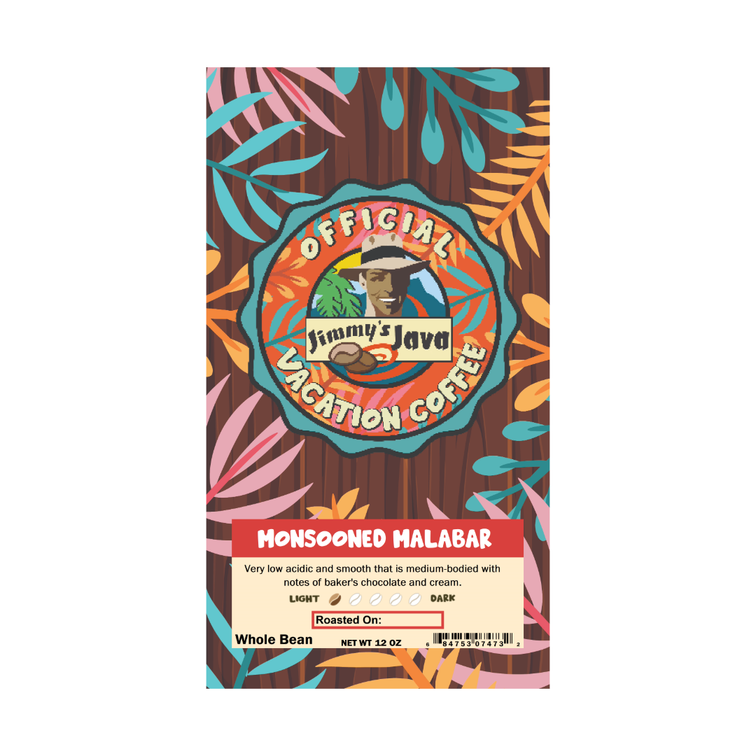 Monsoon Malabar Low Acid Light Roast Coffee - Jimmy's Java