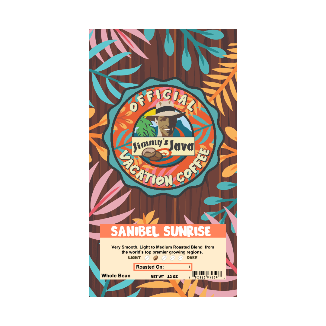 4oz of Sanibel Sunrise - Medium Roast Morning Blend Coffee - Jimmy's Java