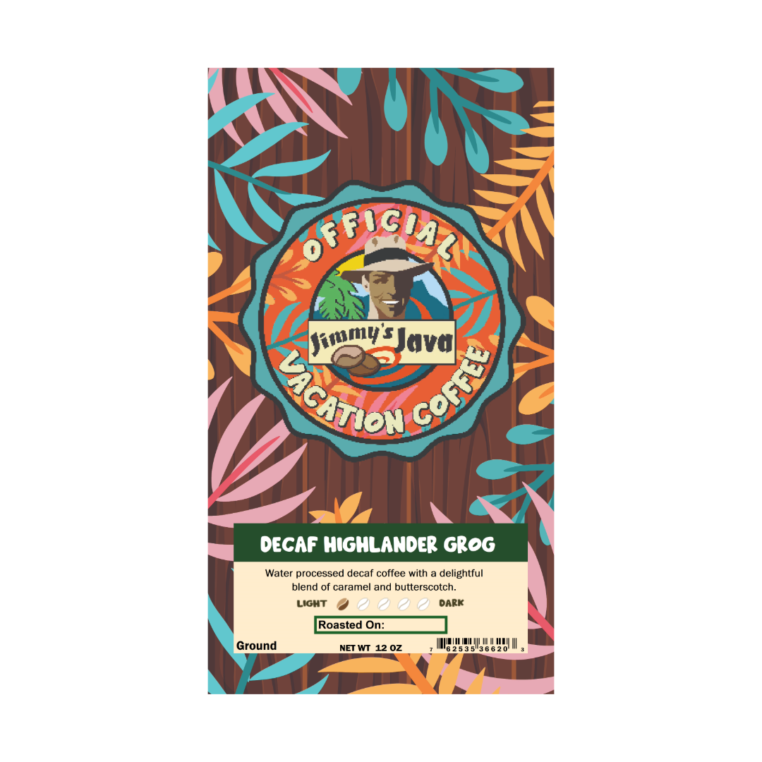 Decaf Highlander Grog Naturally Flavored Coffee - Jimmy's Java