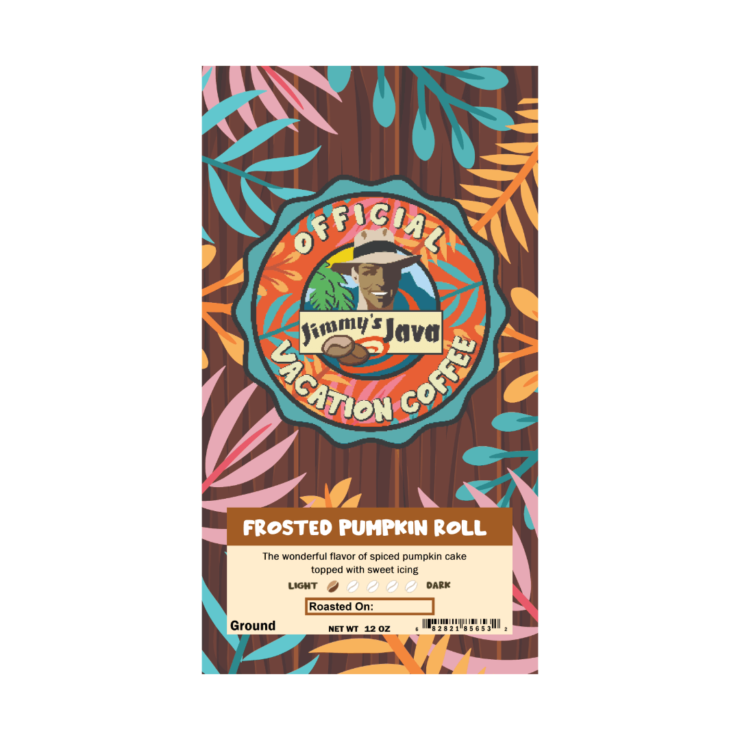 Decaf Frosted Pumpkin Roll Naturally Flavored Coffee - Jimmy's Java