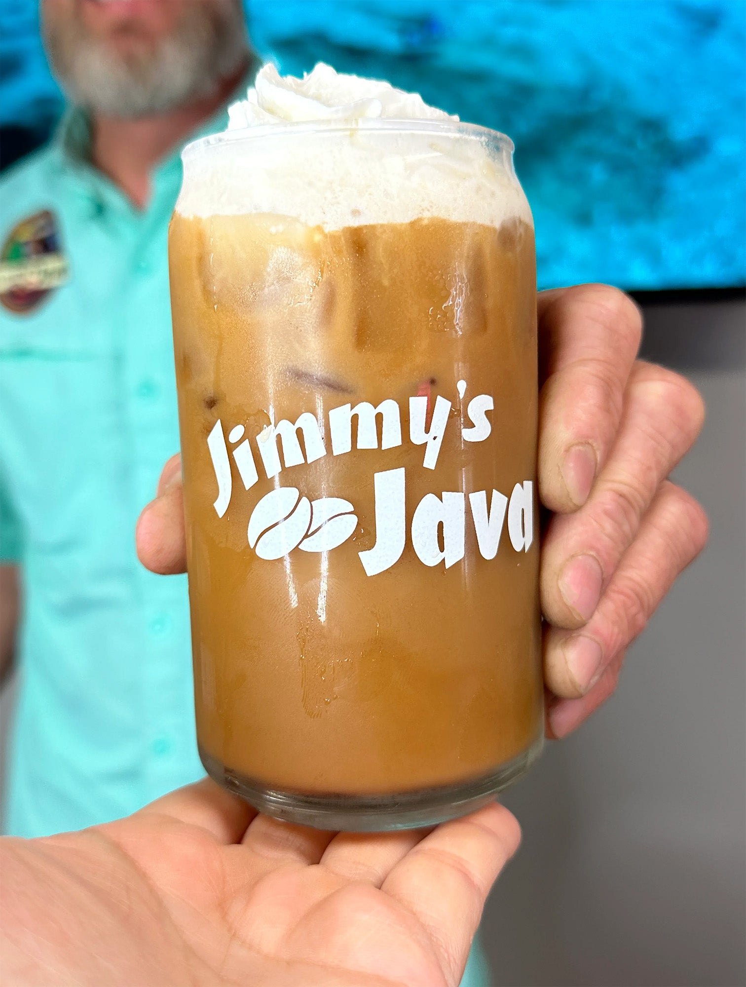 12oz Can Glass - Jimmy's Java 