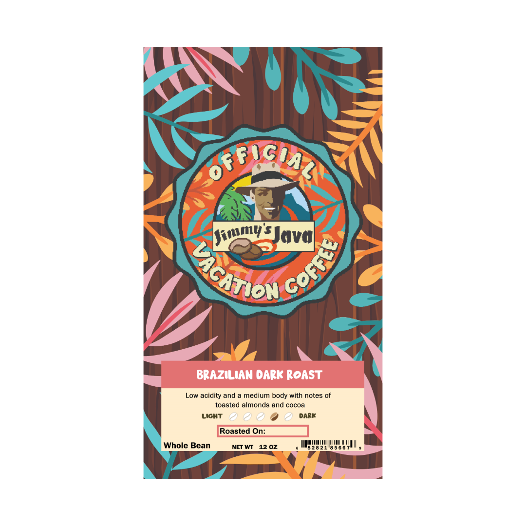4oz Bag of Brazilian Cerrado Dark Roast Coffee - Jimmy's Java