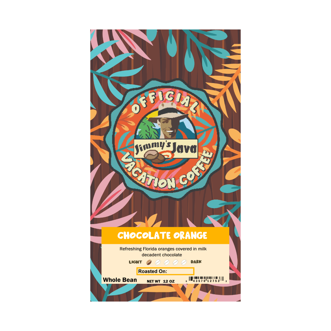 4oz Bag of Chocolate Orange Flavored Natural Coffee - Jimmy's Java 