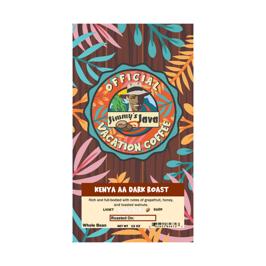 Kenya AA Coffee Beans - Dark Roast - Jimmy's Java 