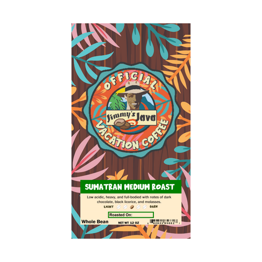 Sumatra Takengon KKGO Medium Roast Coffee Beans - Jimmy's Java 