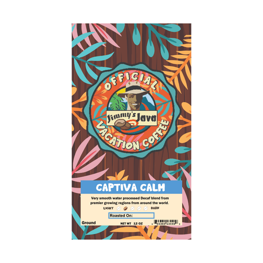 Captiva Calm - Swiss Water Decaf Medium Roast - Jimmy's Java 