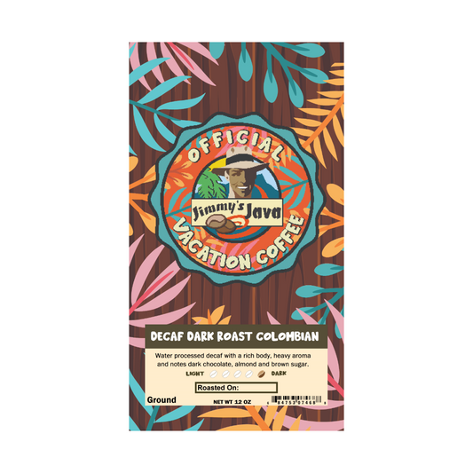 4oz of Decaf Colombia Royal Select MWP Dark Roast Coffee - Jimmy's Java