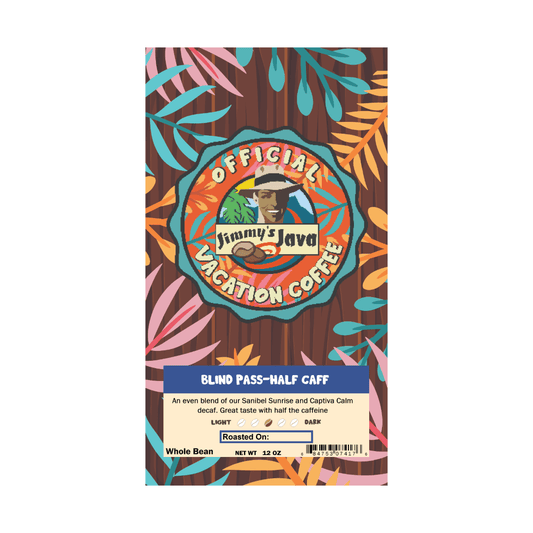 Blind Pass Half Caff Blend - Medium Roast - Jimmy's Java 