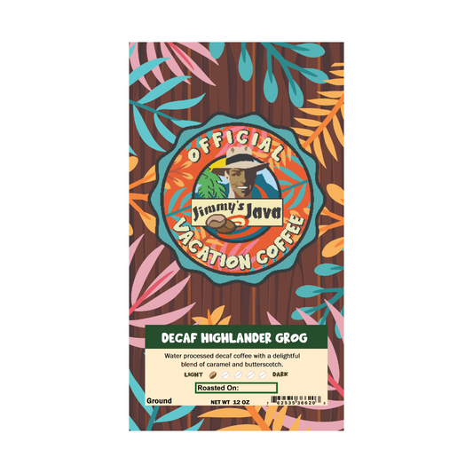 Decaf Highlander Grog Naturally Flavored Coffee - Jimmy's Java 