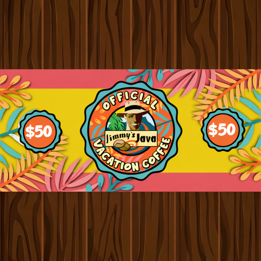 Jimmy's Java Best $50 Gift Card - Jimmy's Java 