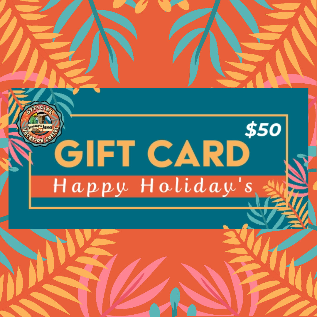 
                  
                    Jimmy's Java $50 Gift Card
                  
                